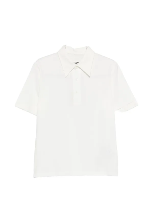 Logo Cotton Polo Shirt made by Maison Margiela