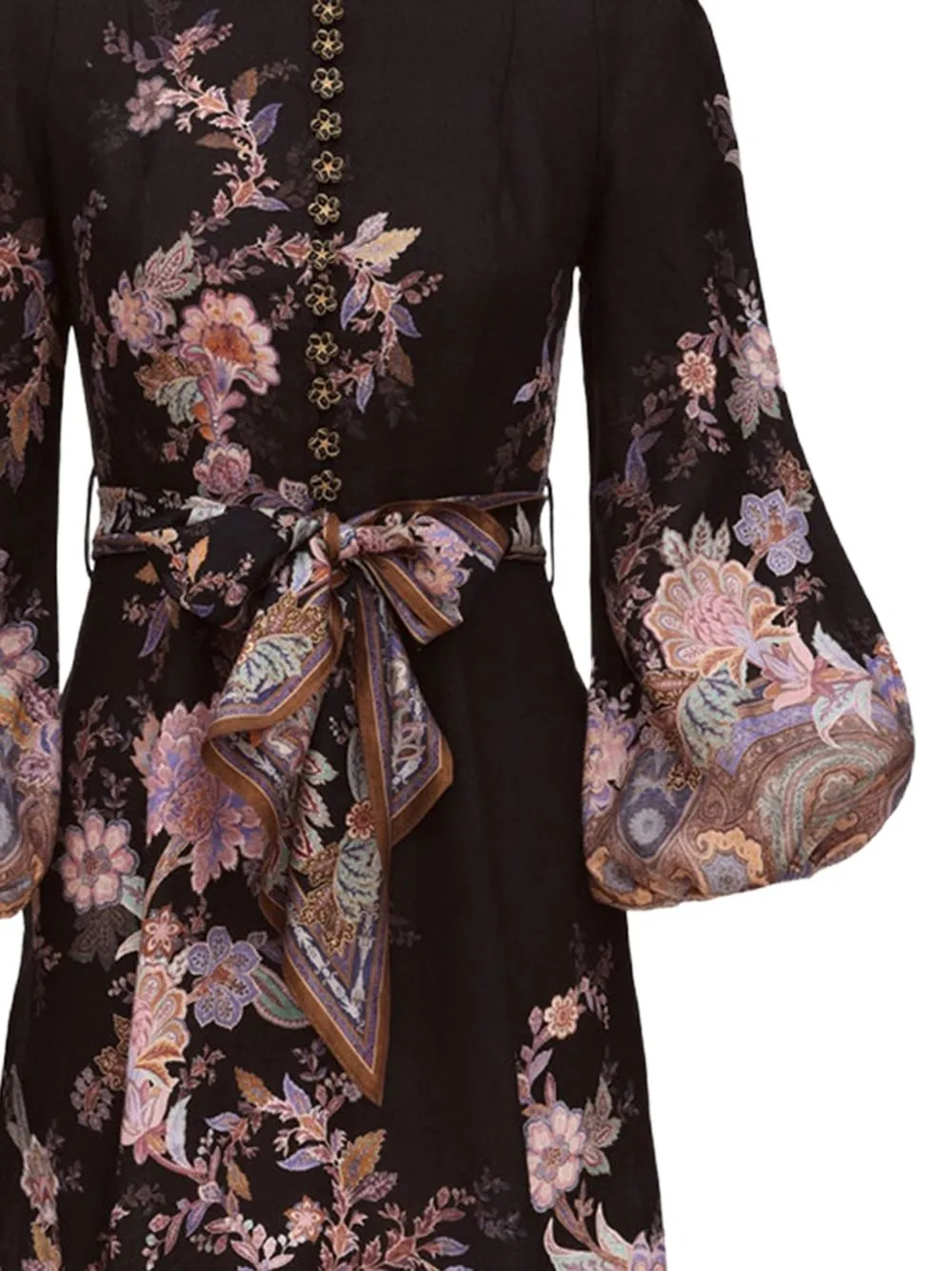 Luna Linen Midi Dress sold by Wanan Luxury product image thumbnail 2