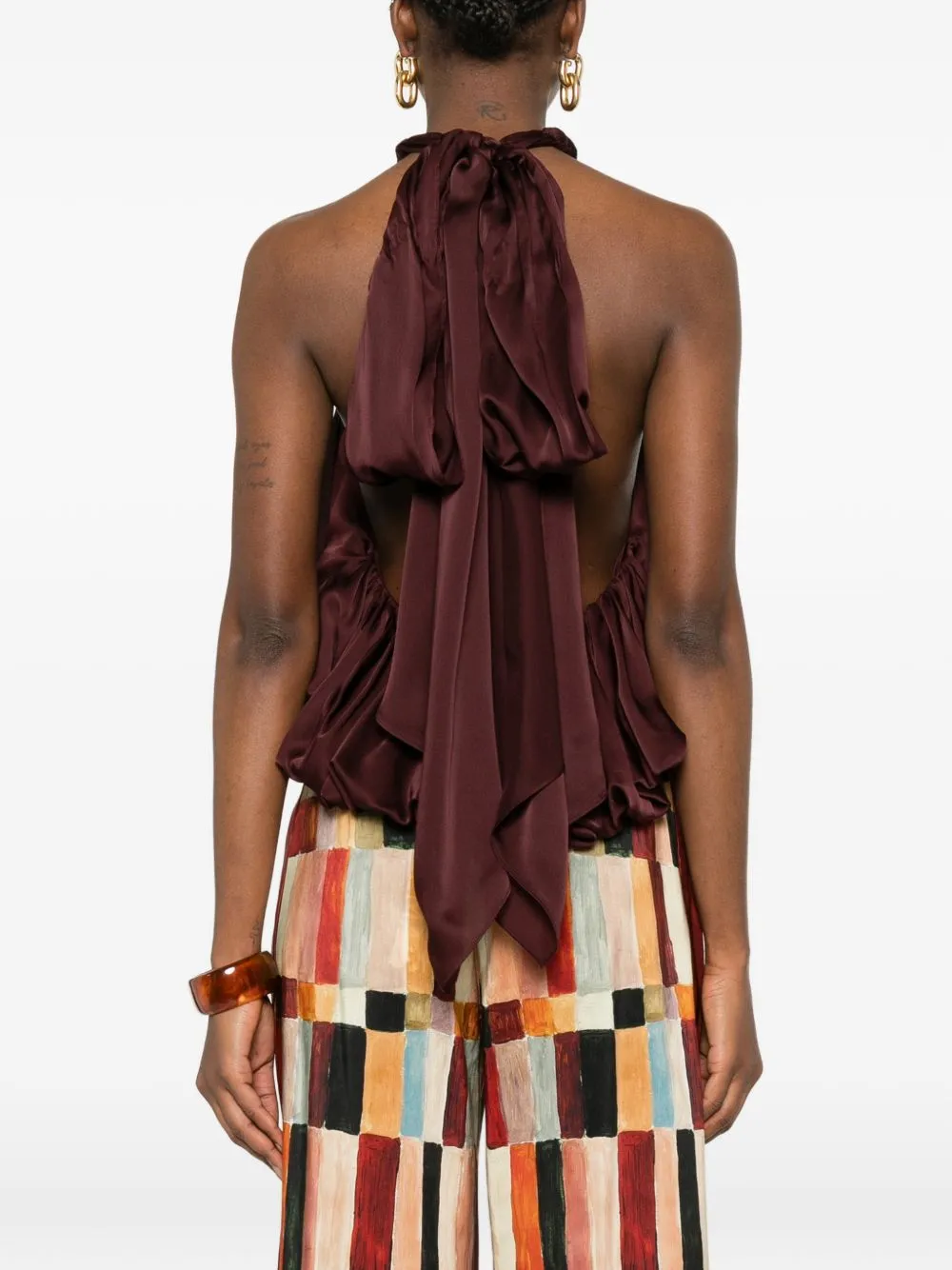 Luna Silk Top sold by Wanan Luxury product image thumbnail 5