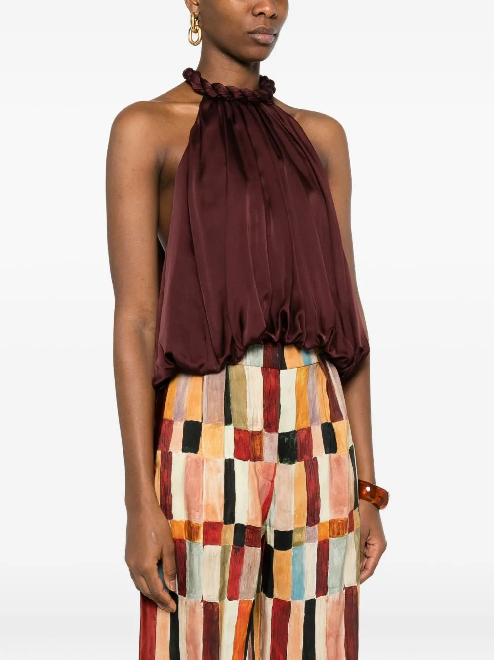 Luna Silk Top sold by Wanan Luxury product image thumbnail 2