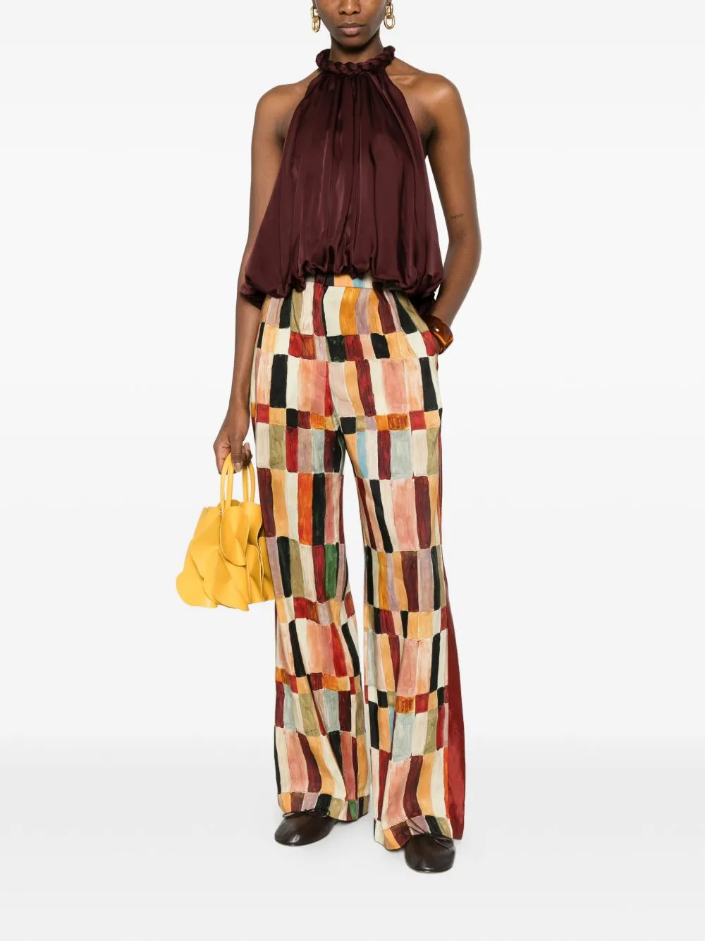 Luna Silk Top sold by Wanan Luxury product image thumbnail 3