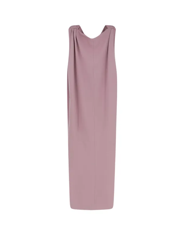 Midi Sack Silk And Wool Dress made by Balenciaga