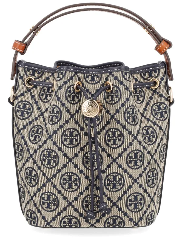 Borsa A Secchiello "T Monogram" Mini made by Tory Burch