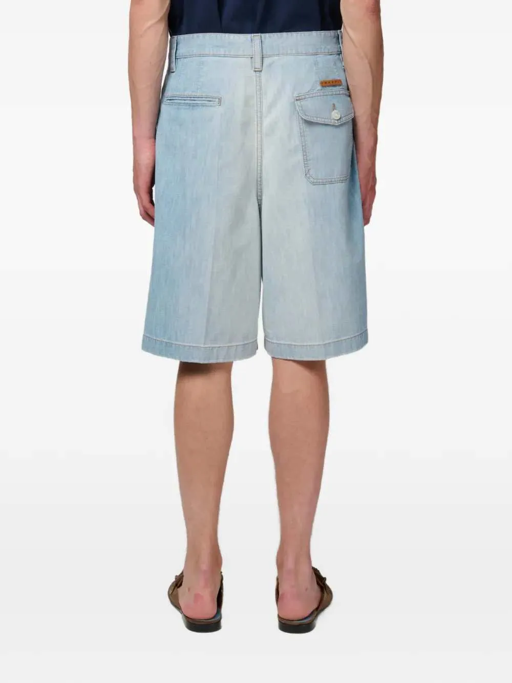 Pleated Bermuda Shorts sold by Wanan Luxury product image thumbnail 3