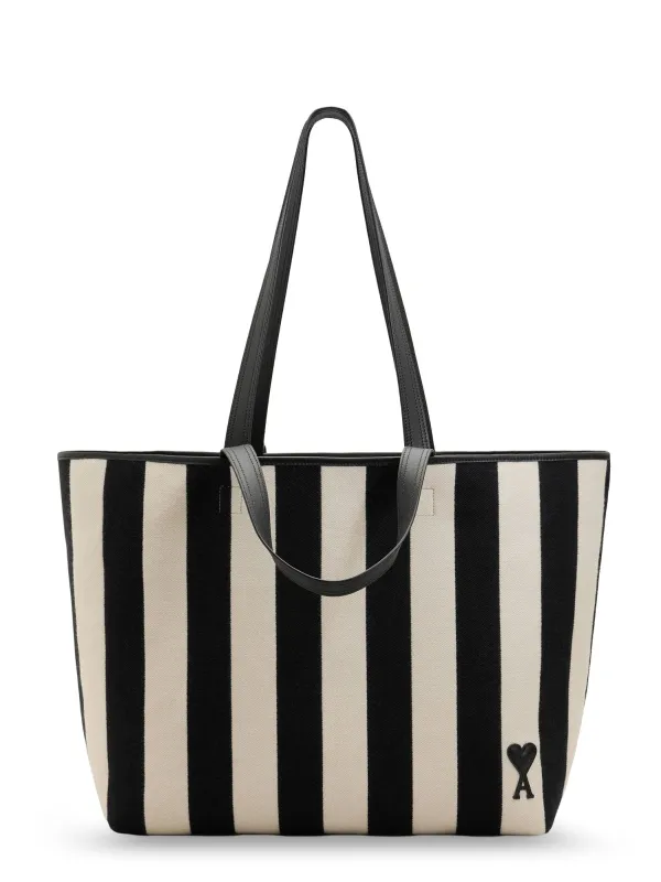 Ami De Coeur Canvas Shopping Bag made by Ami