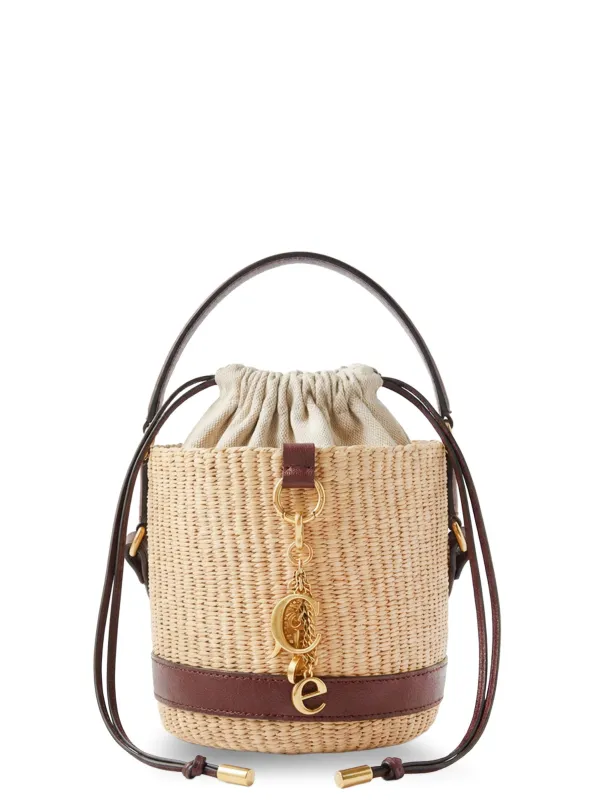 Chloé Charms Natural Fibers Bucket Bag made by Chloe