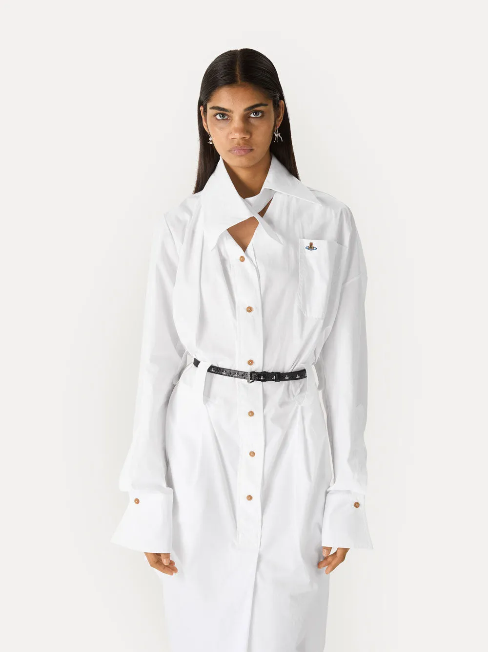 Drunken Shirt Dress sold by Wanan Luxury product image thumbnail 4