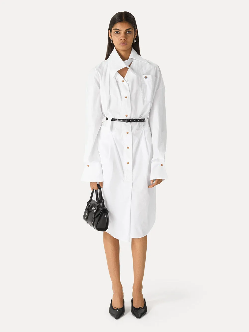 Drunken Shirt Dress sold by Wanan Luxury product image thumbnail 2
