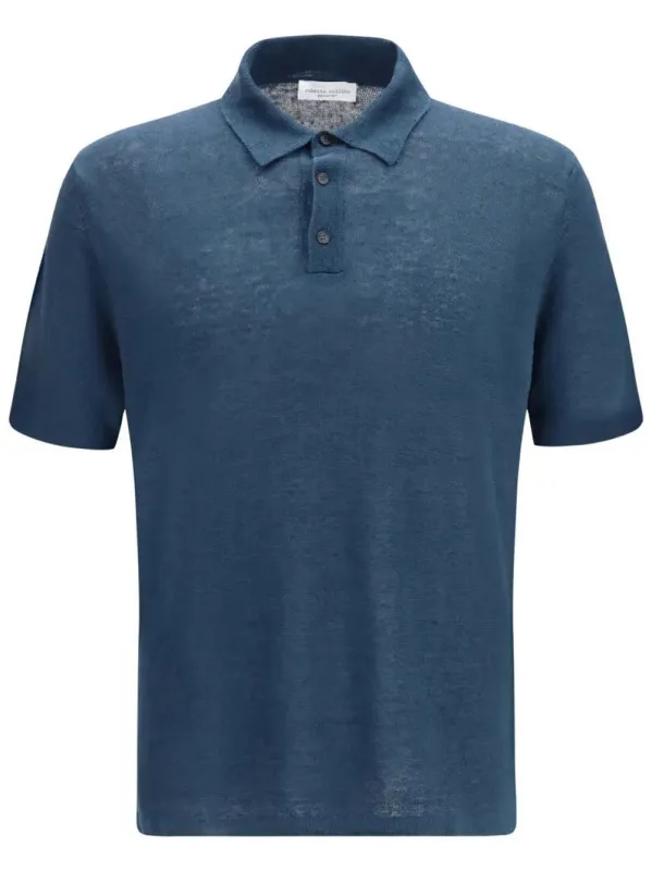 Linen Polo Shirt made by Roberto Collina