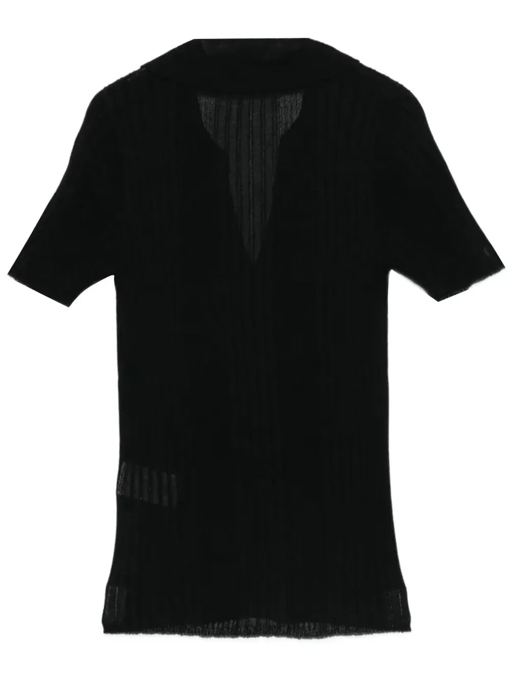 Contrast-Stitch Ribbed Polo sold by Wanan Luxury product image thumbnail 2