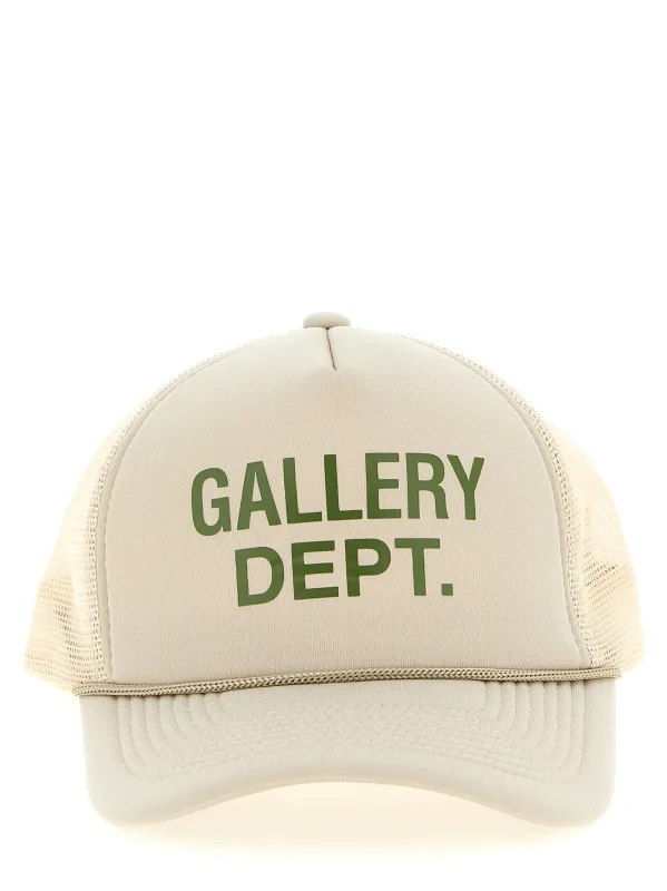 Gd Trucker Hats Beige made by Gallery Dept.