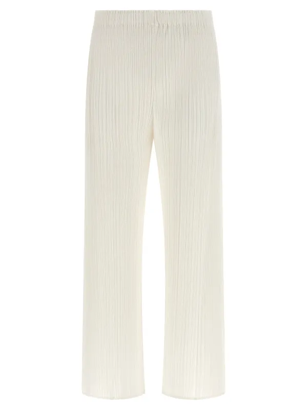 Monthly Colors: February Pants White made by Issey Miyake