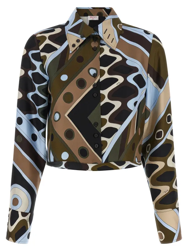Twill Shirt Shirt And Blouse Multicolor made by Emilio Pucci