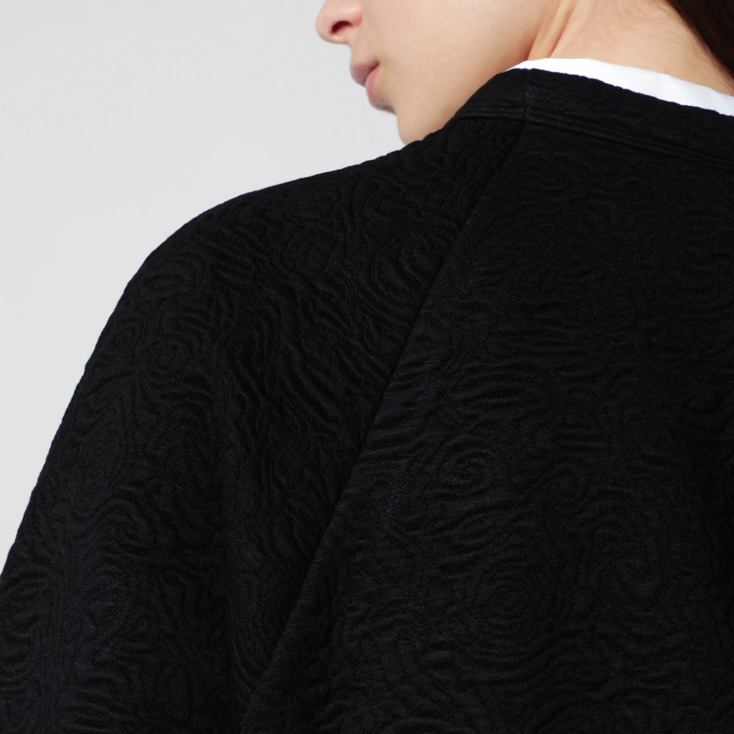 Black Viscose-Blend Sweatshirt sold by Wanan Luxury product image thumbnail 2