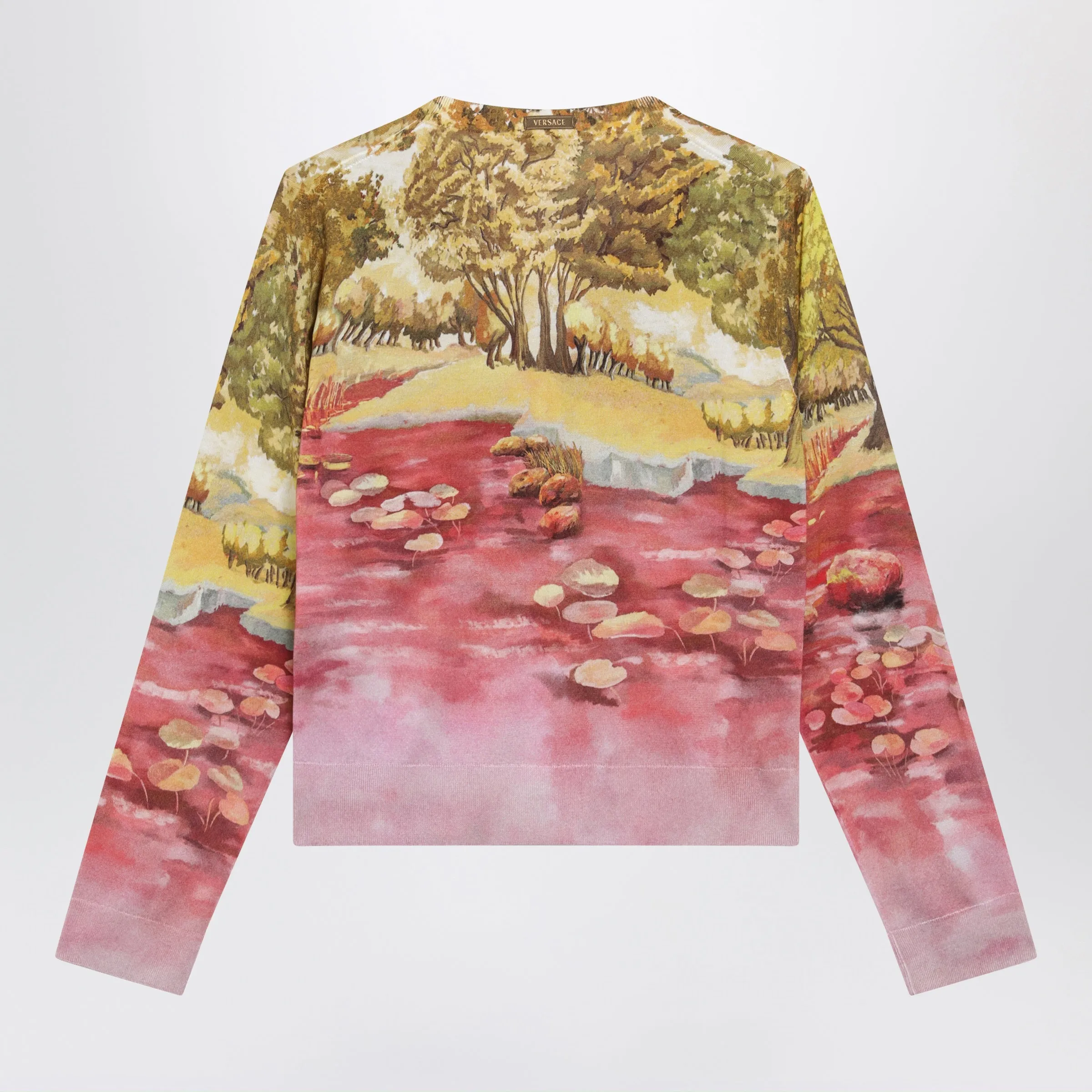 Printed Silk Knit Cardigan sold by Wanan Luxury product image thumbnail 2