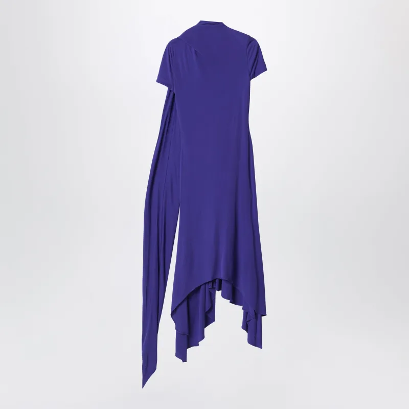 Layered Midi Dress Deep Purple made by Acne Studios
