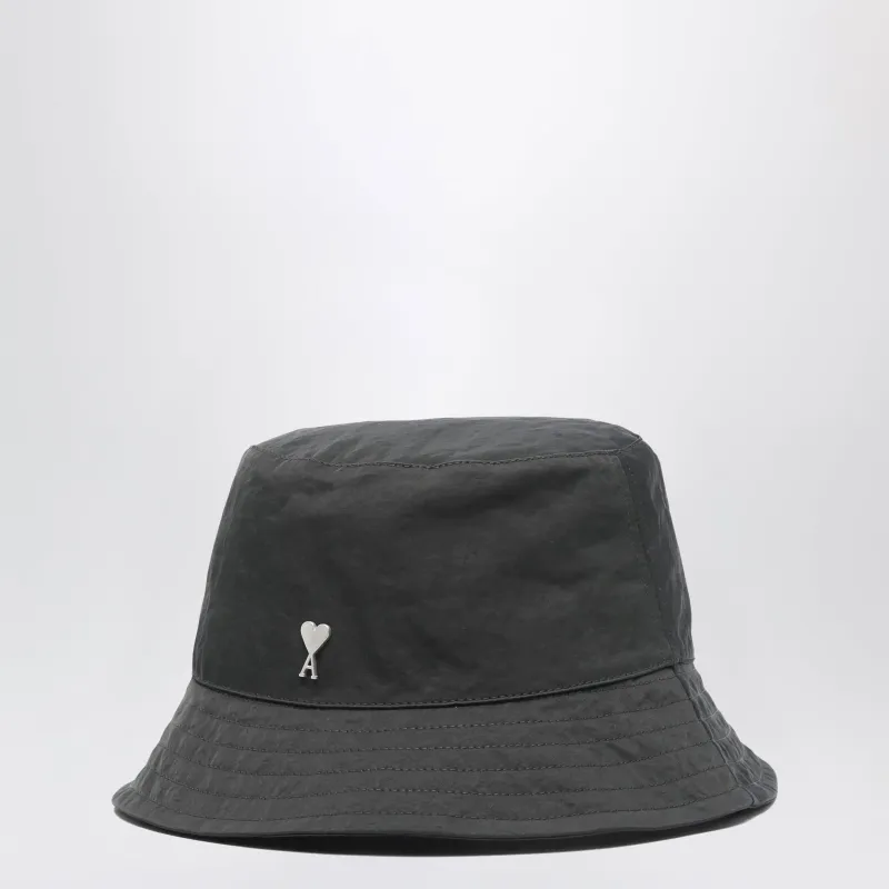 Ami De Coeur Anthracite Bucket Hat made by Ami