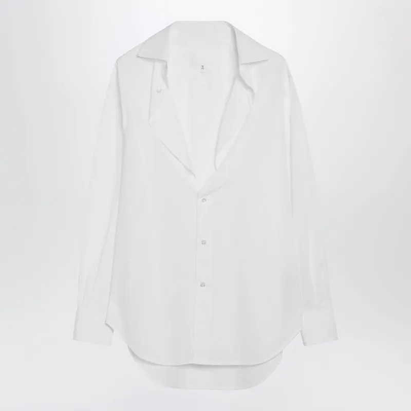 White Folded-Collar Shirt made by Maison Margiela