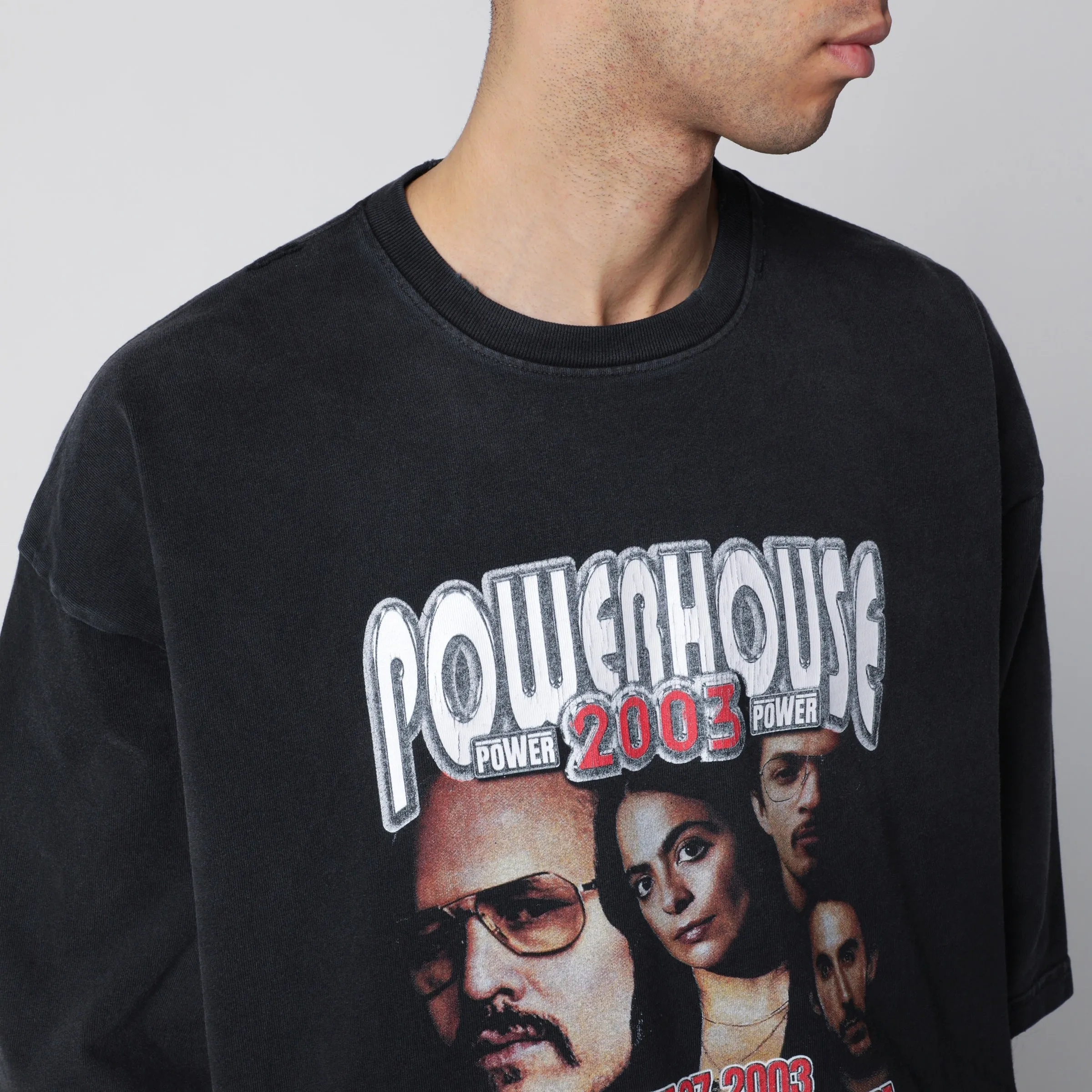 Black Powerhouse Northsider T-Shirt sold by Wanan Luxury product image thumbnail 2