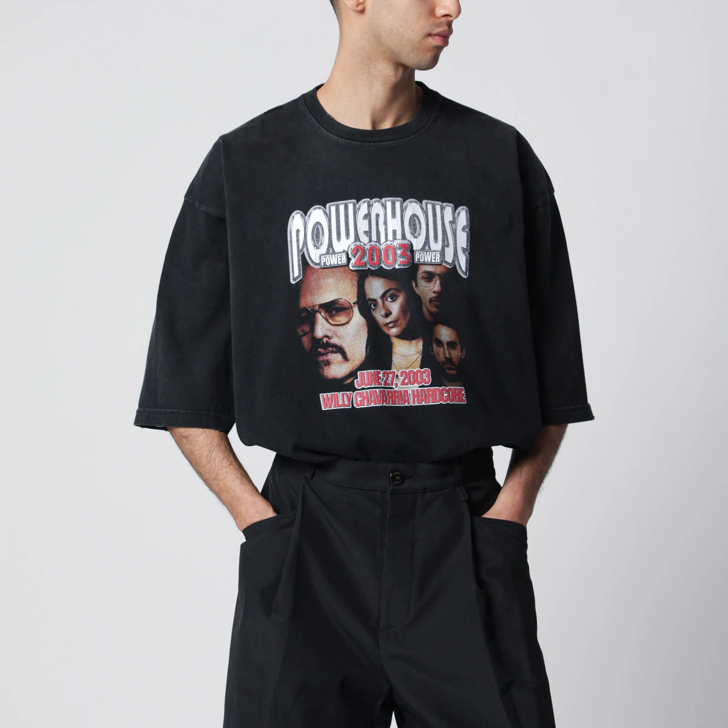 Black Powerhouse Northsider T-Shirt sold by Wanan Luxury