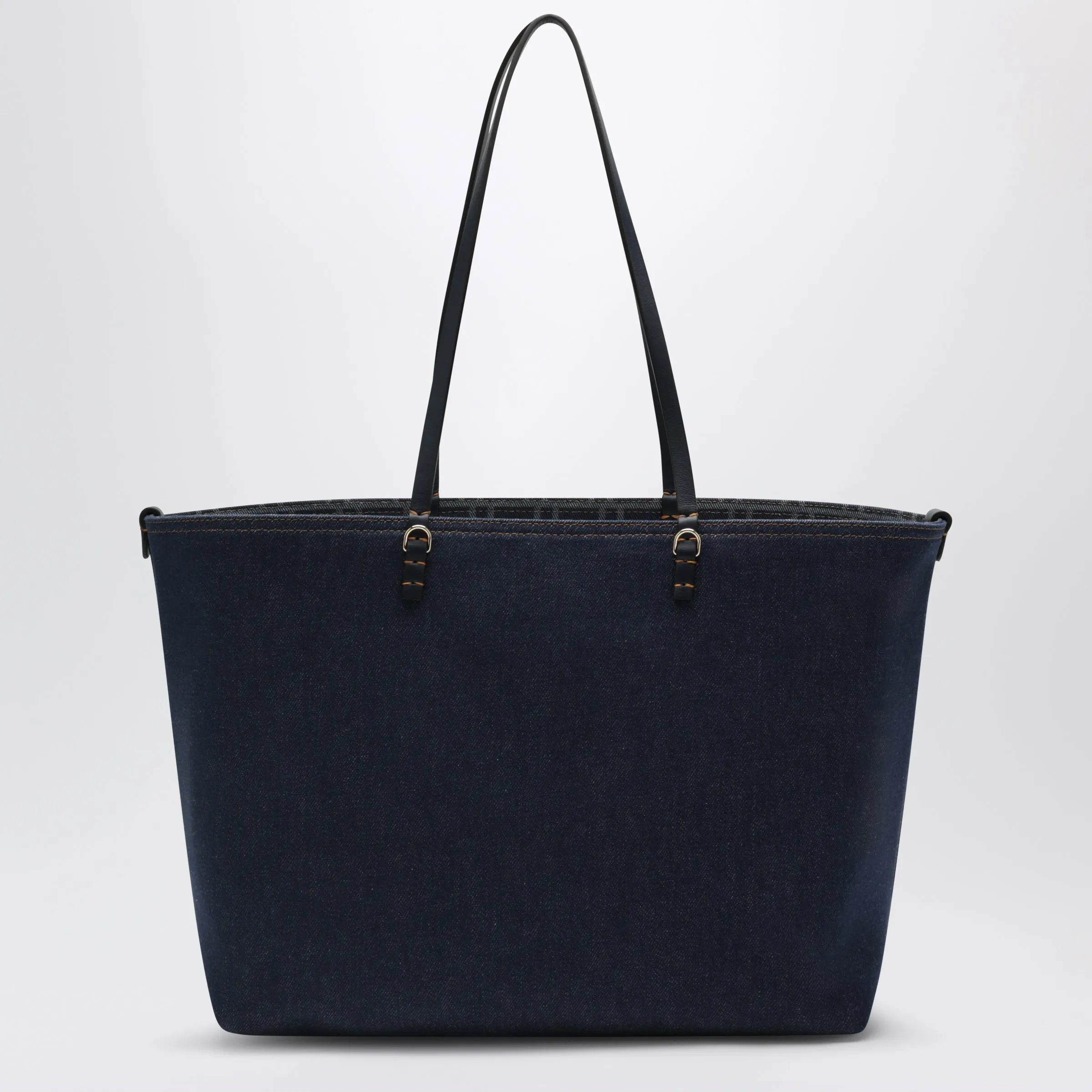 Roll Medium Reversible Shopping Bag In Denim sold by Wanan Luxury product image thumbnail 2