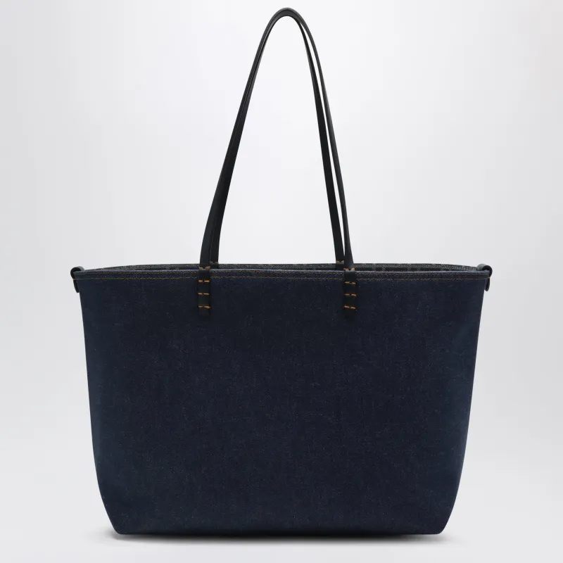 Roll Medium Reversible Shopping Bag In Denim made by Fendi