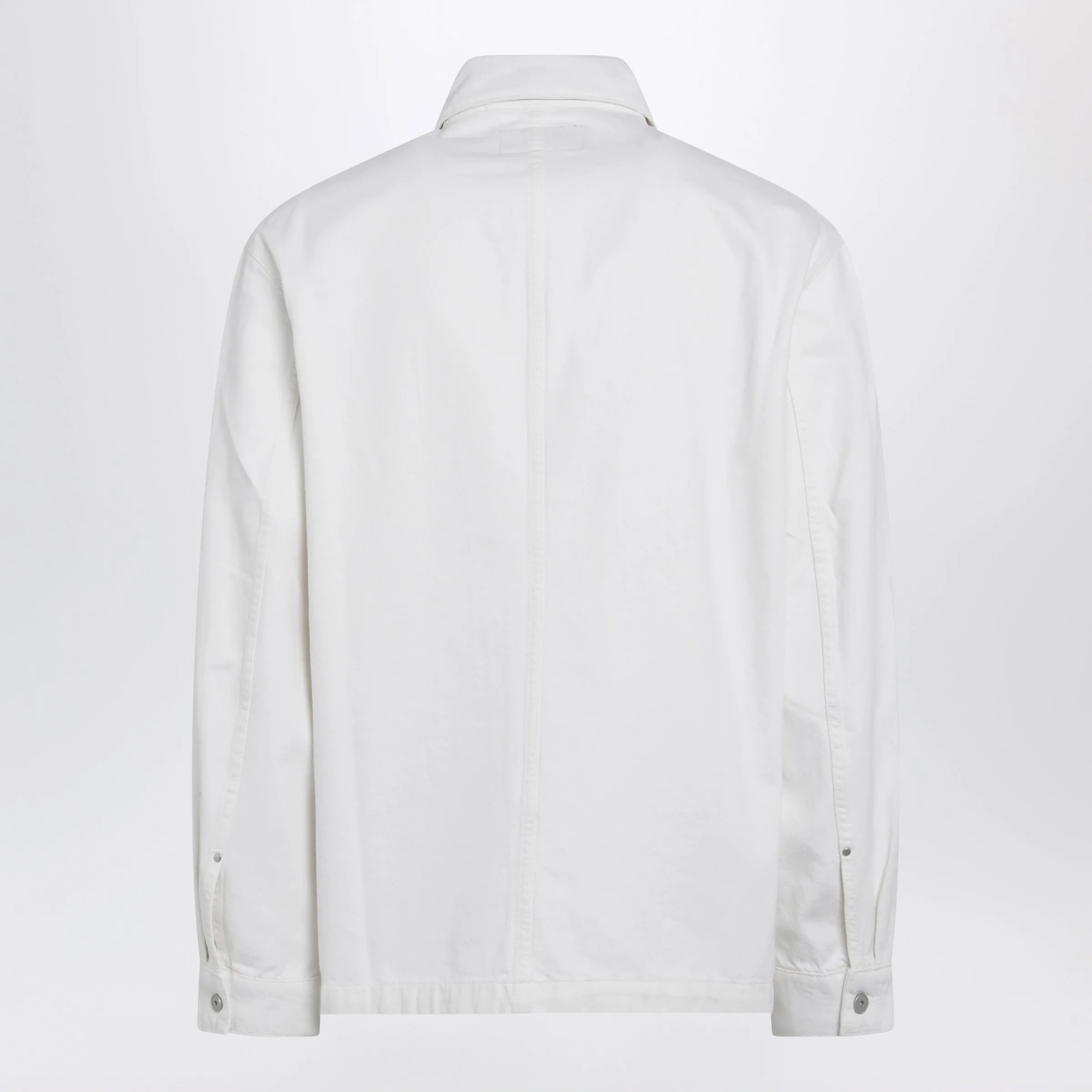 White Denim Shirt Jacket sold by Wanan Luxury product image thumbnail 2