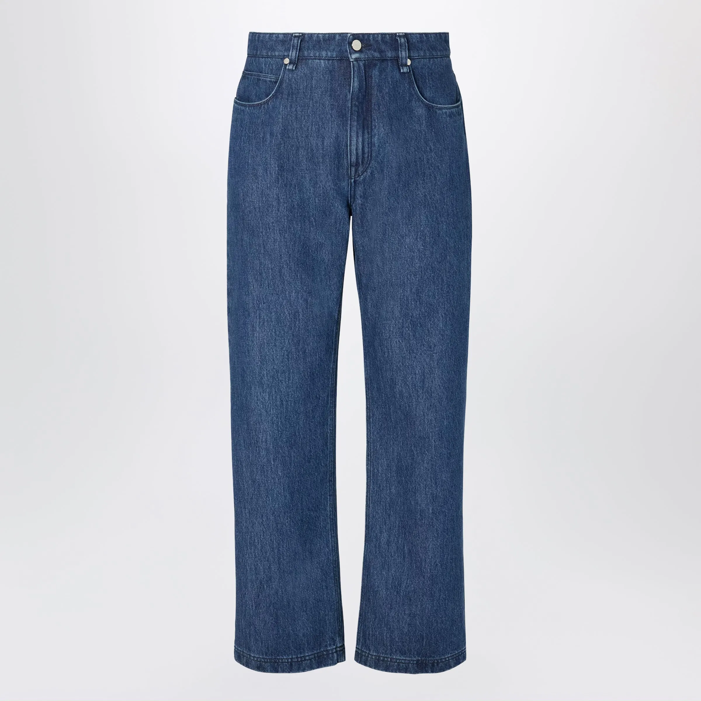 Blue Straight-Cut Jeans sold by Wanan Luxury