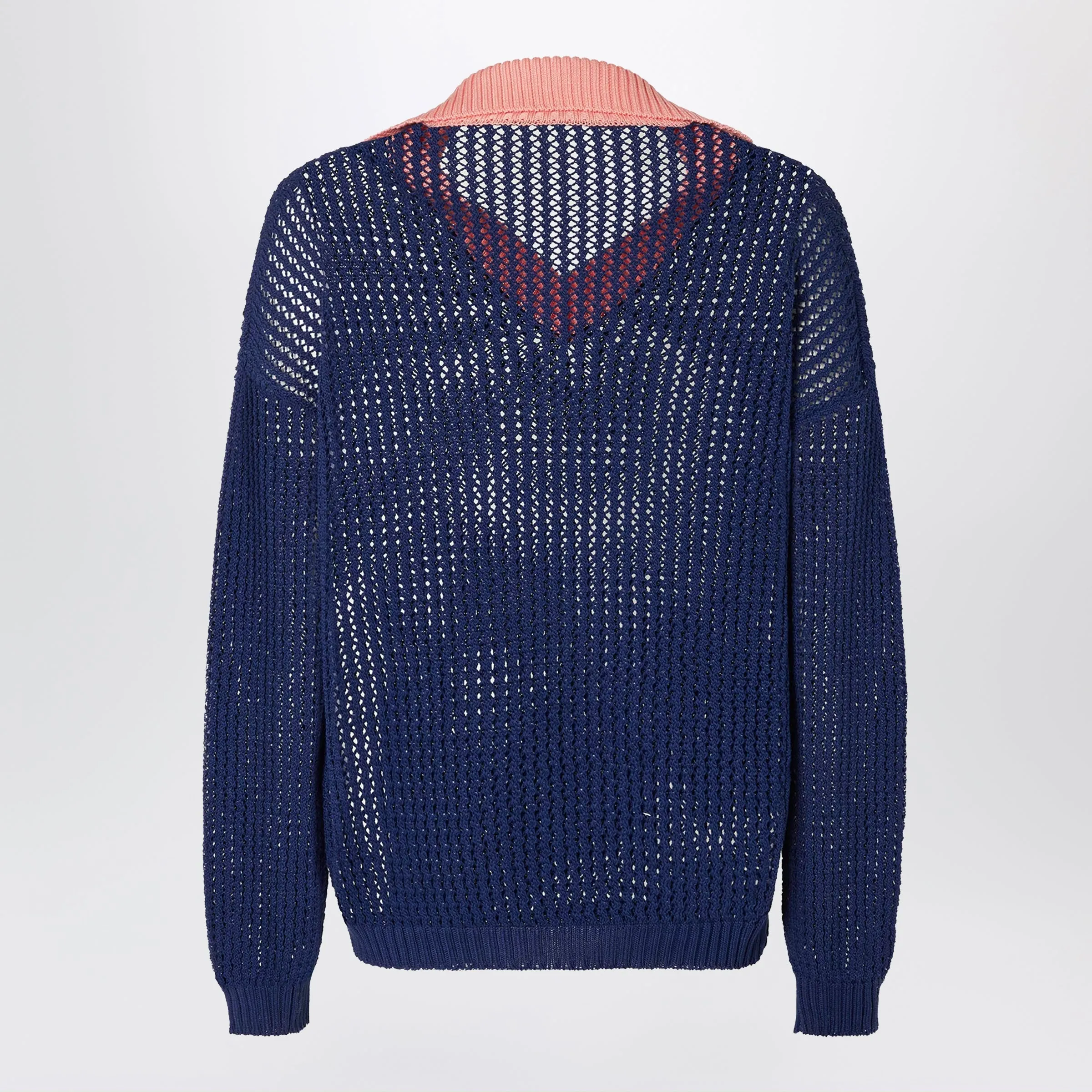 Blue And Pink Cotton Jumper sold by Wanan Luxury product image thumbnail 2
