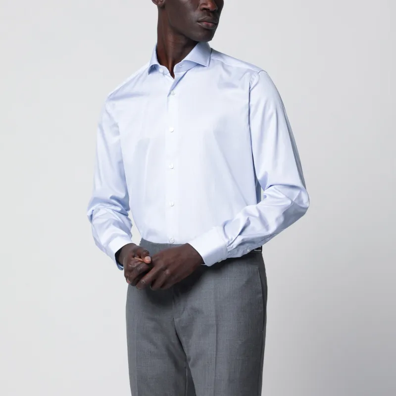 Travel Tailor Fit Light Blue Shirt made by Xacus