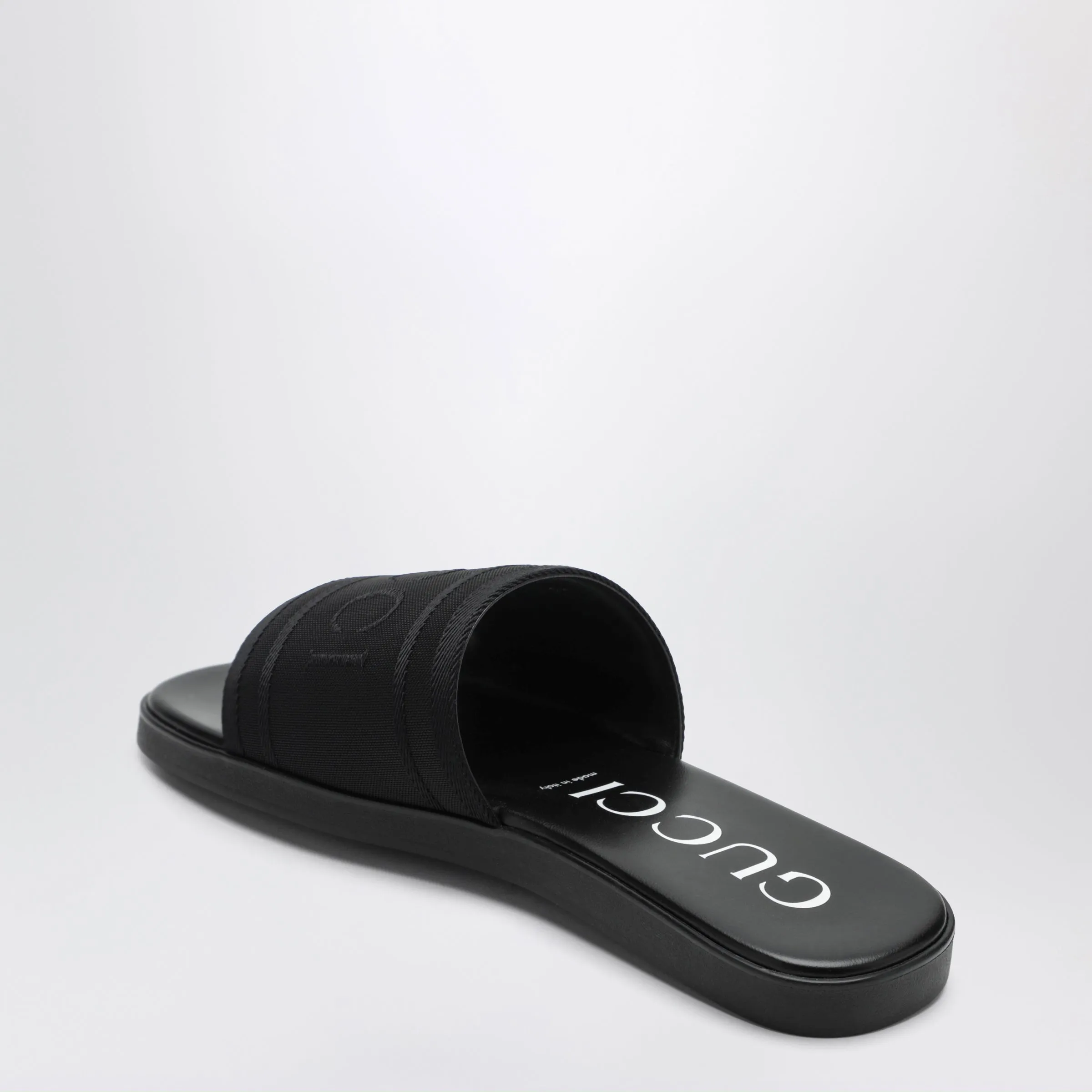 Black Jacquard Fabric Slides sold by Wanan Luxury product image thumbnail 2