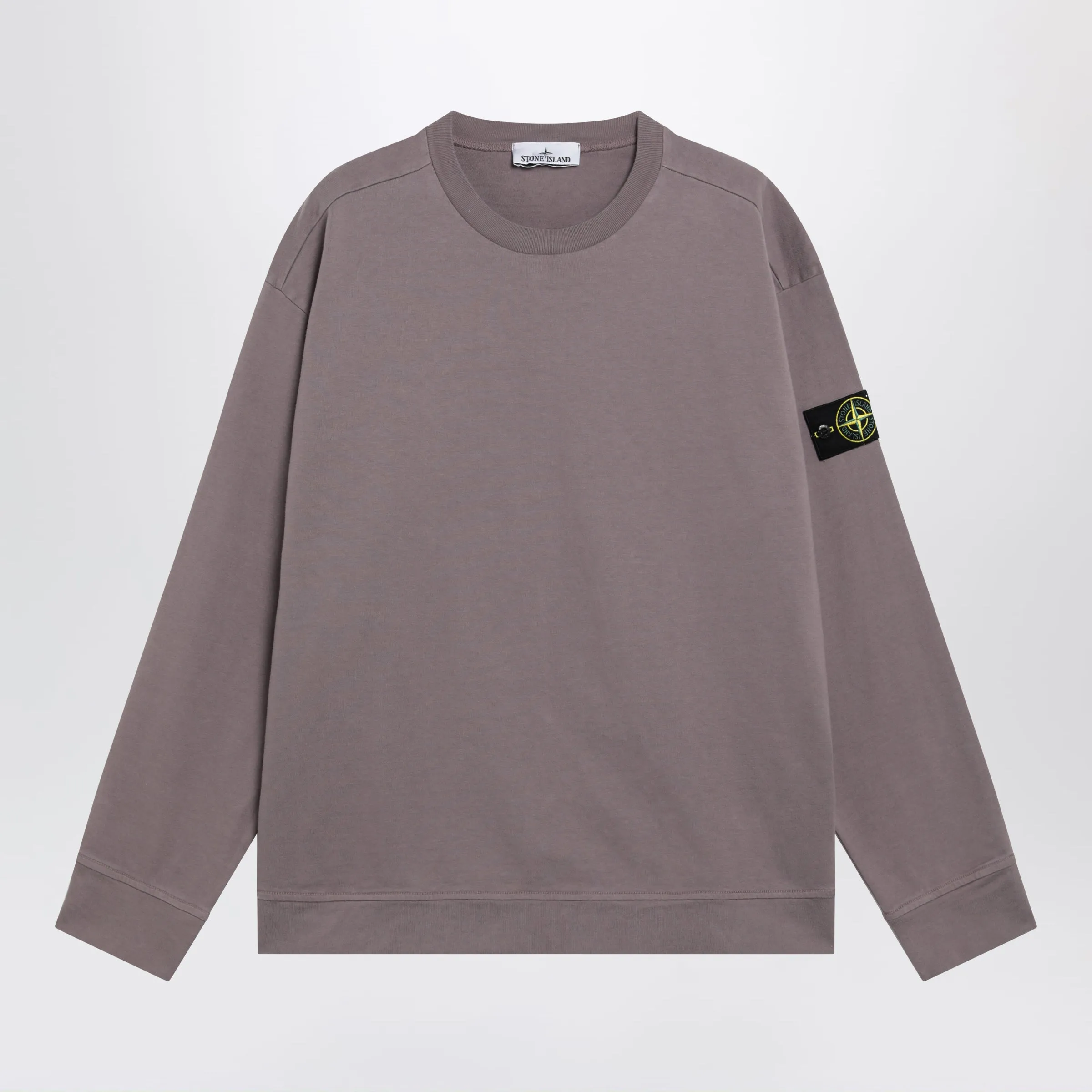 Oversized Grey-Purple Cotton Sweatshirt sold by Wanan Luxury