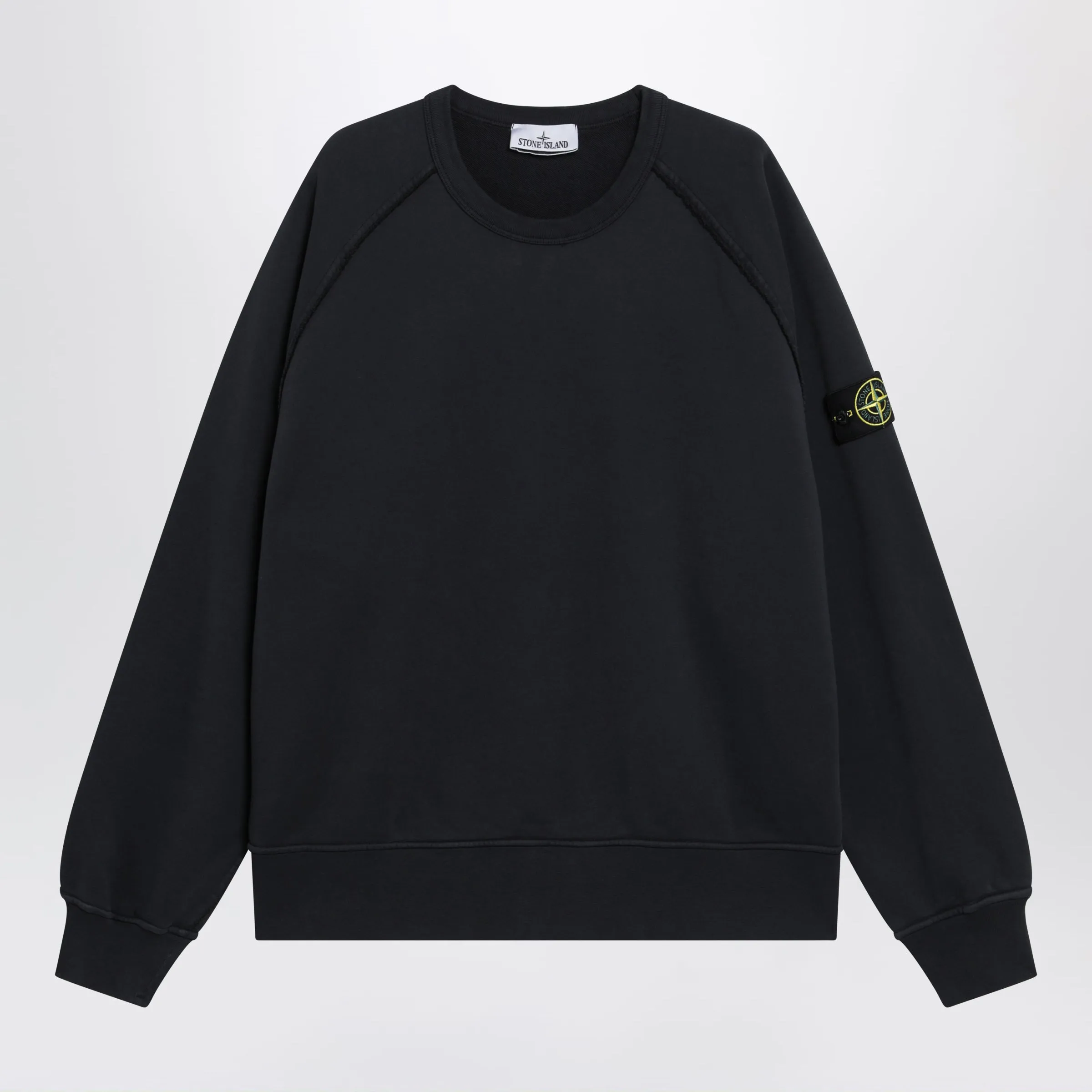 Oversized Navy Cotton Sweatshirt sold by Wanan Luxury