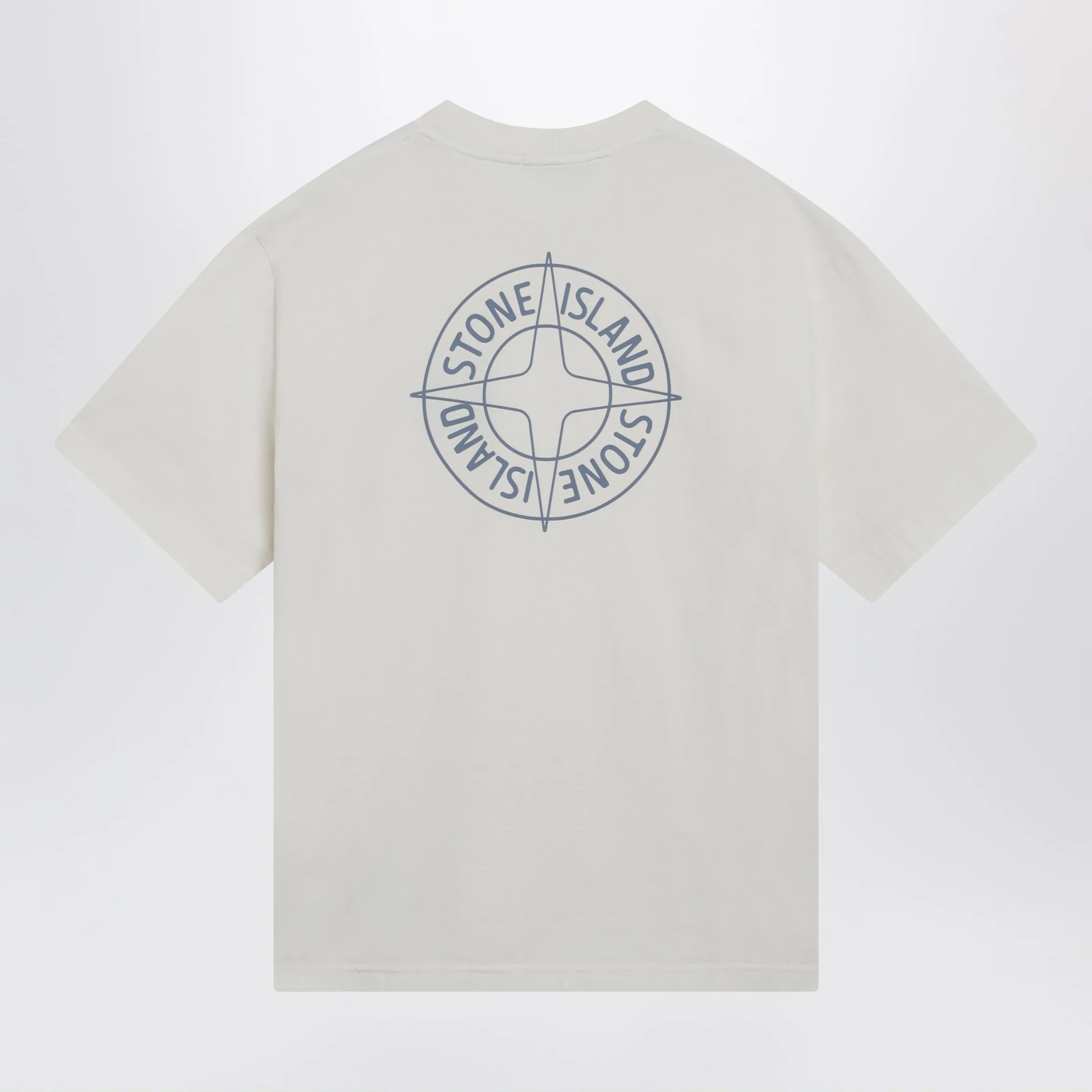 Regular Outline Compass Cotton T-Shirt In Blue sold by Wanan Luxury product image thumbnail 2