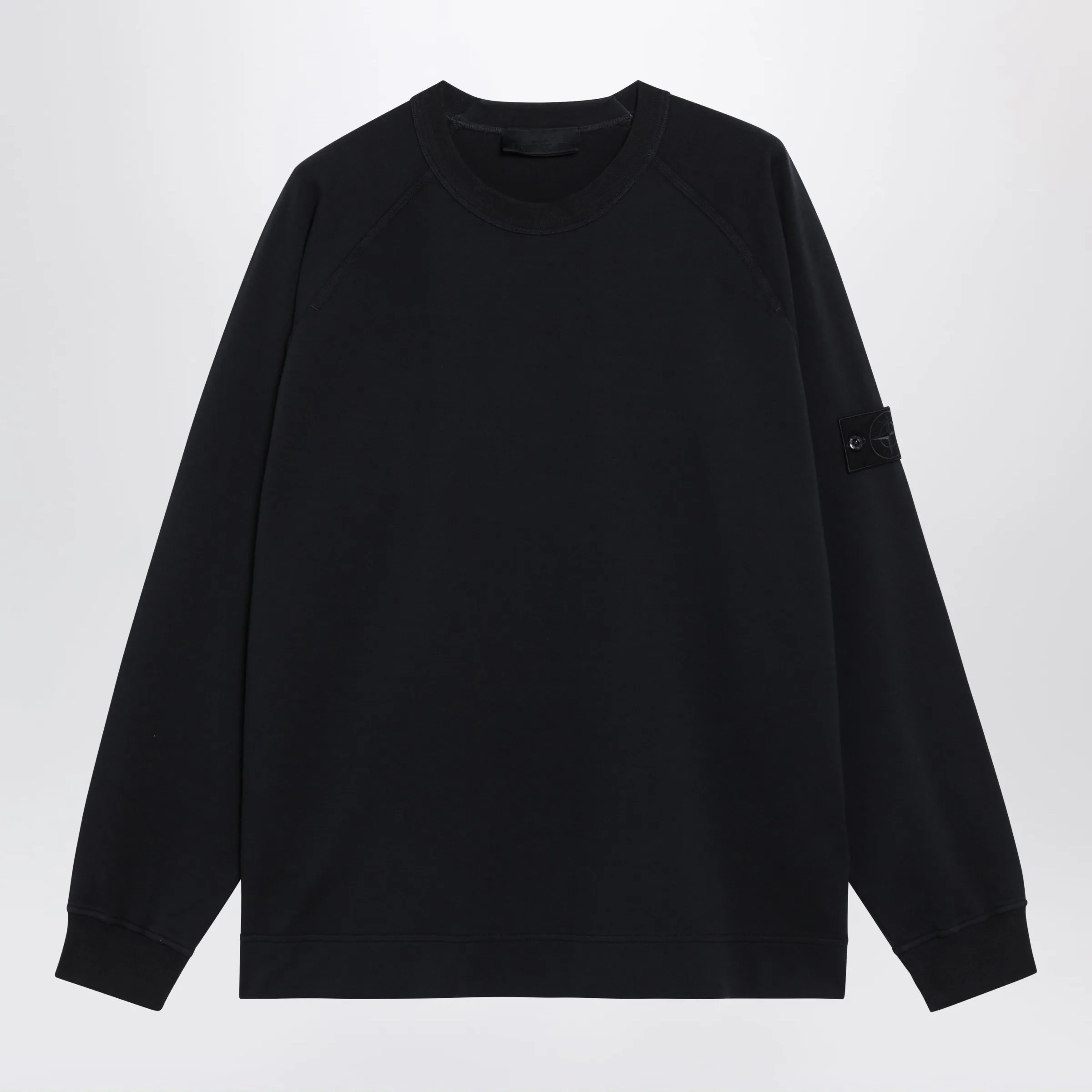 Navy Cotton Stretch Sweatshirt sold by Wanan Luxury