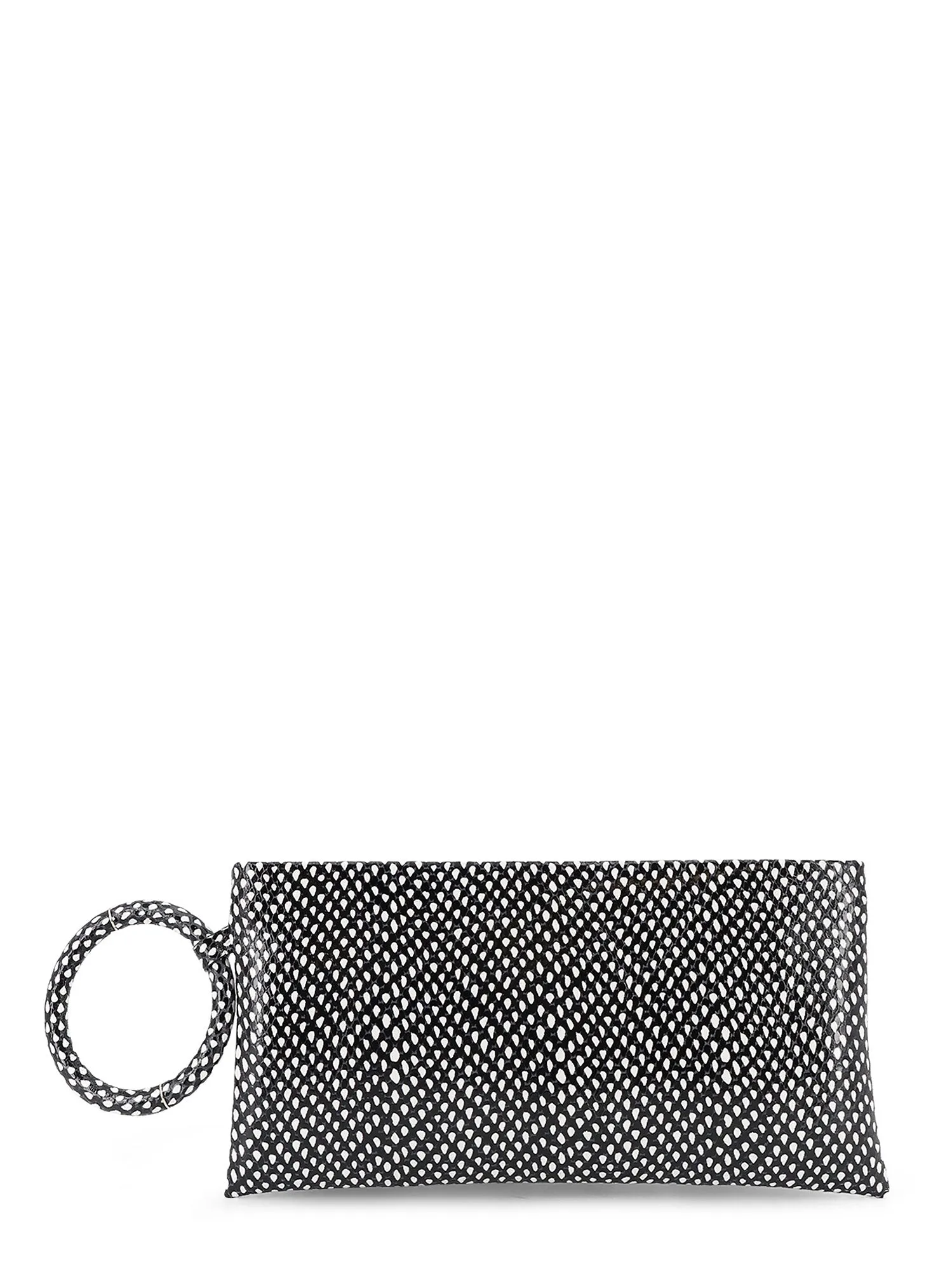 Aura Leather Clutch Bag With Snake Motif sold by Wanan Luxury