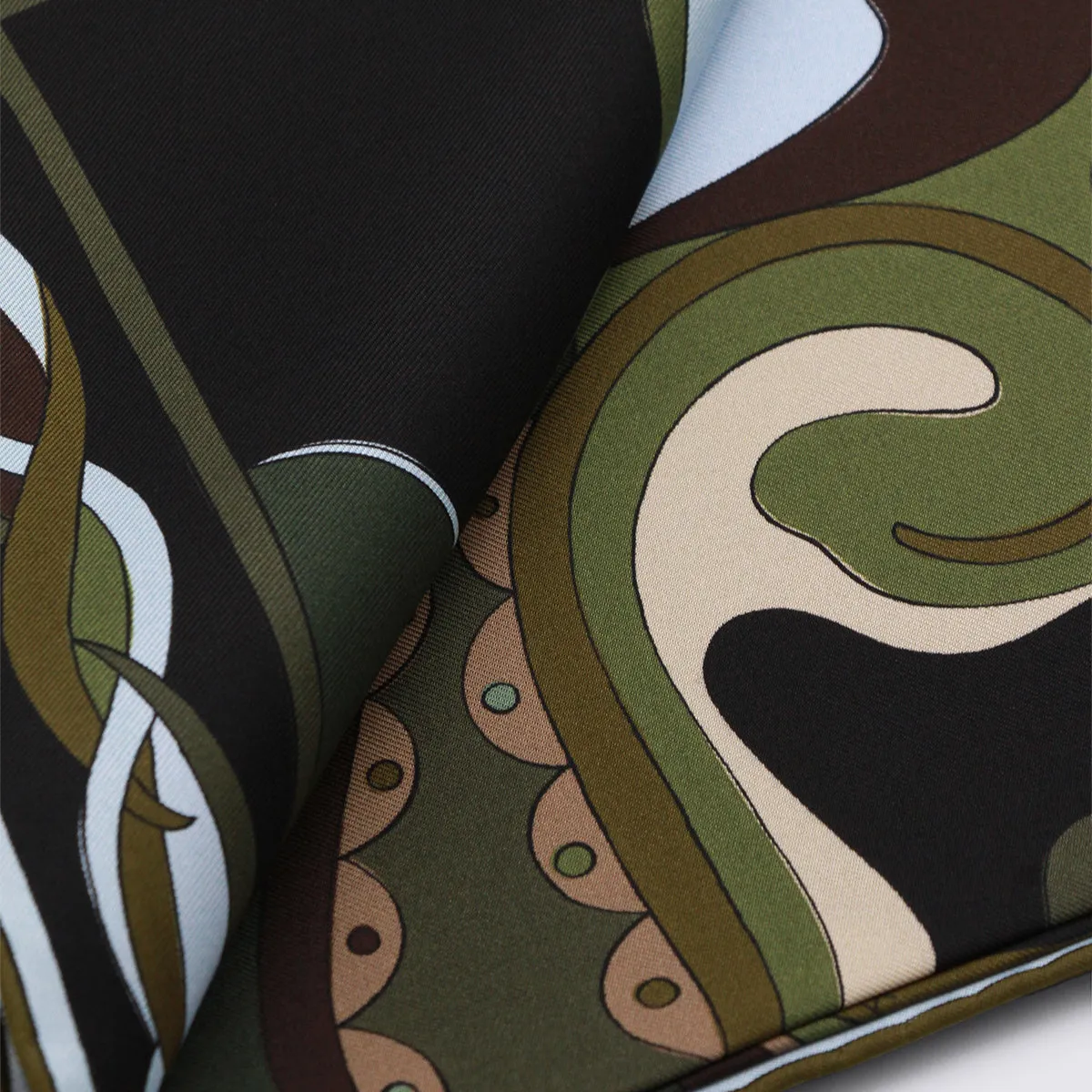 Scarfs Khaki Blue sold by Wanan Luxury product image thumbnail 2