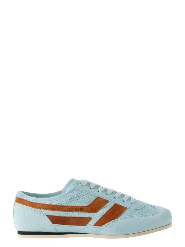 Perforated Leather Sneakers made by Tom Ford
