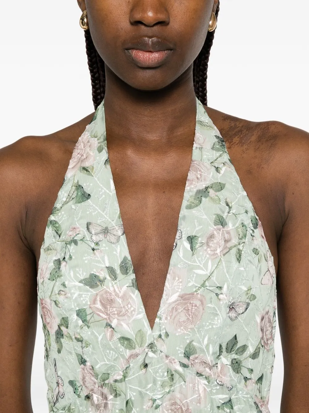 Maura Printed Maxi Dress sold by Wanan Luxury product image thumbnail 2