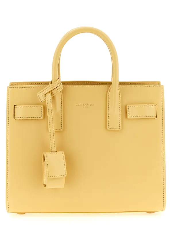 Sac De Jour Hand Bags Yellow made by Yves Saint Laurent