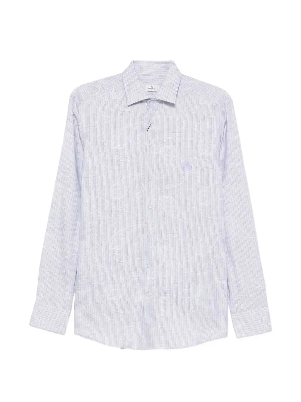 Striped Shirt With Paisley Print sold by Wanan Luxury