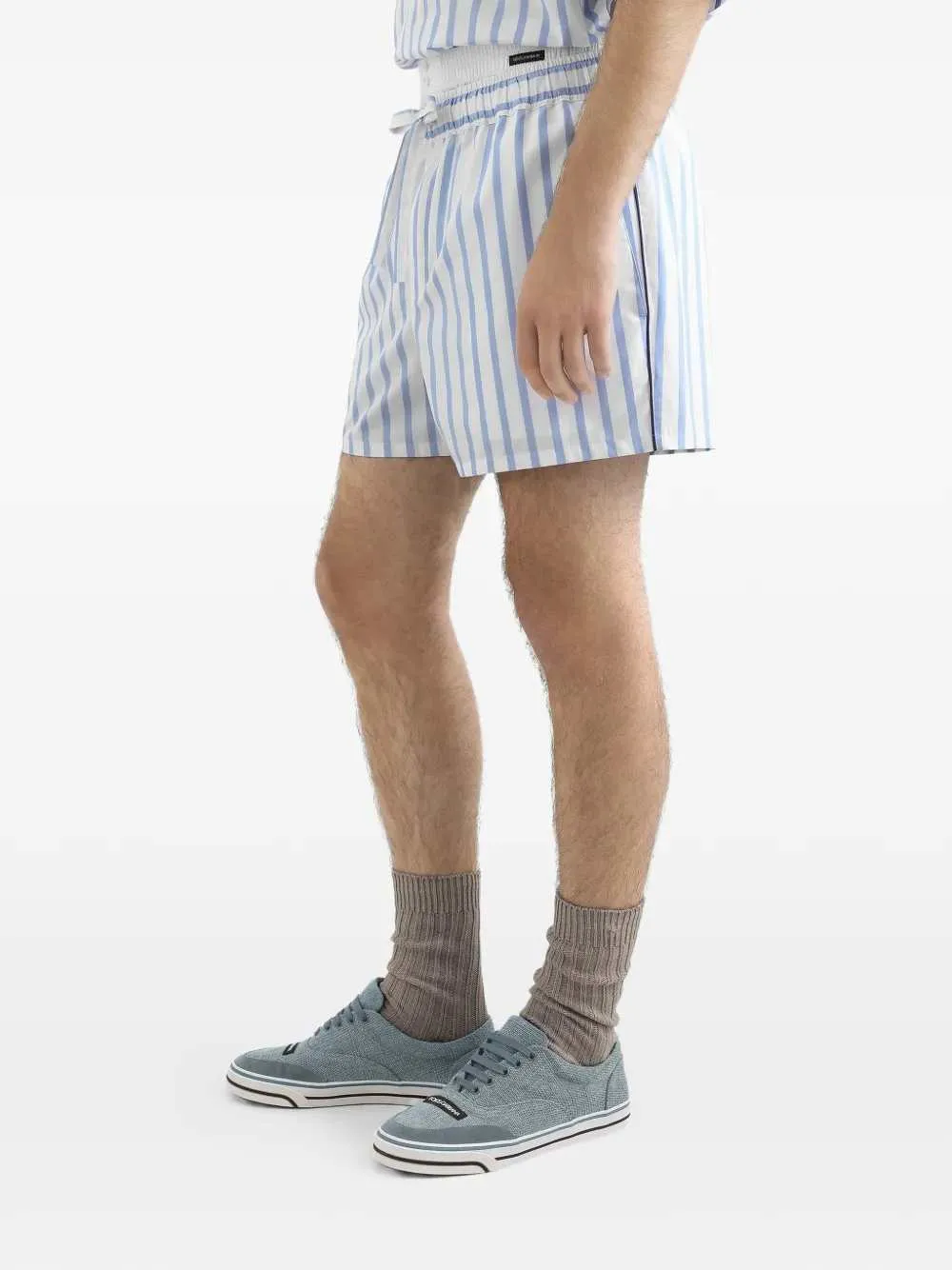 Striped Bermuda Shorts With Drawstring sold by Wanan Luxury product image thumbnail 3
