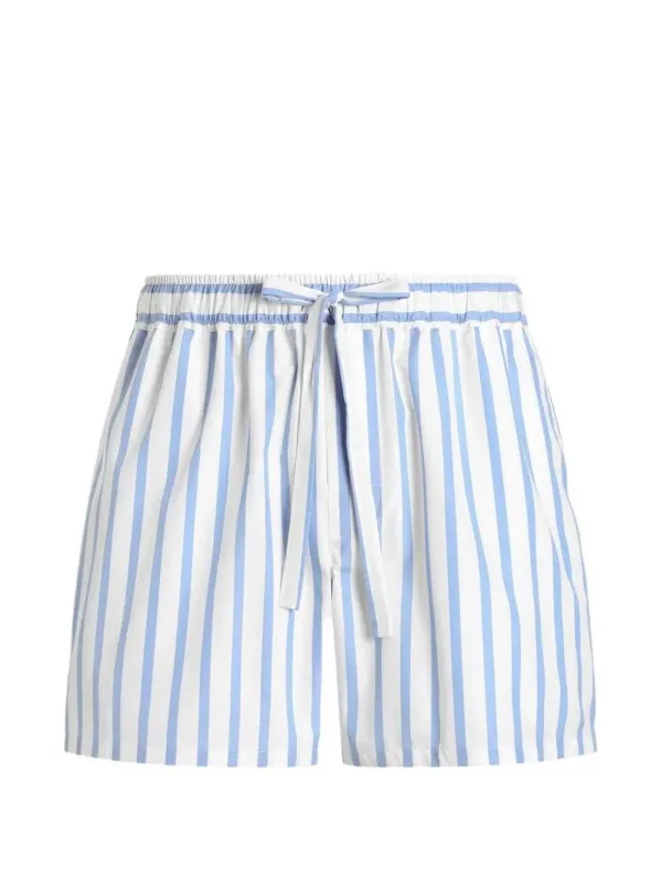 Striped Bermuda Shorts With Drawstring made by Dolce & Gabanna