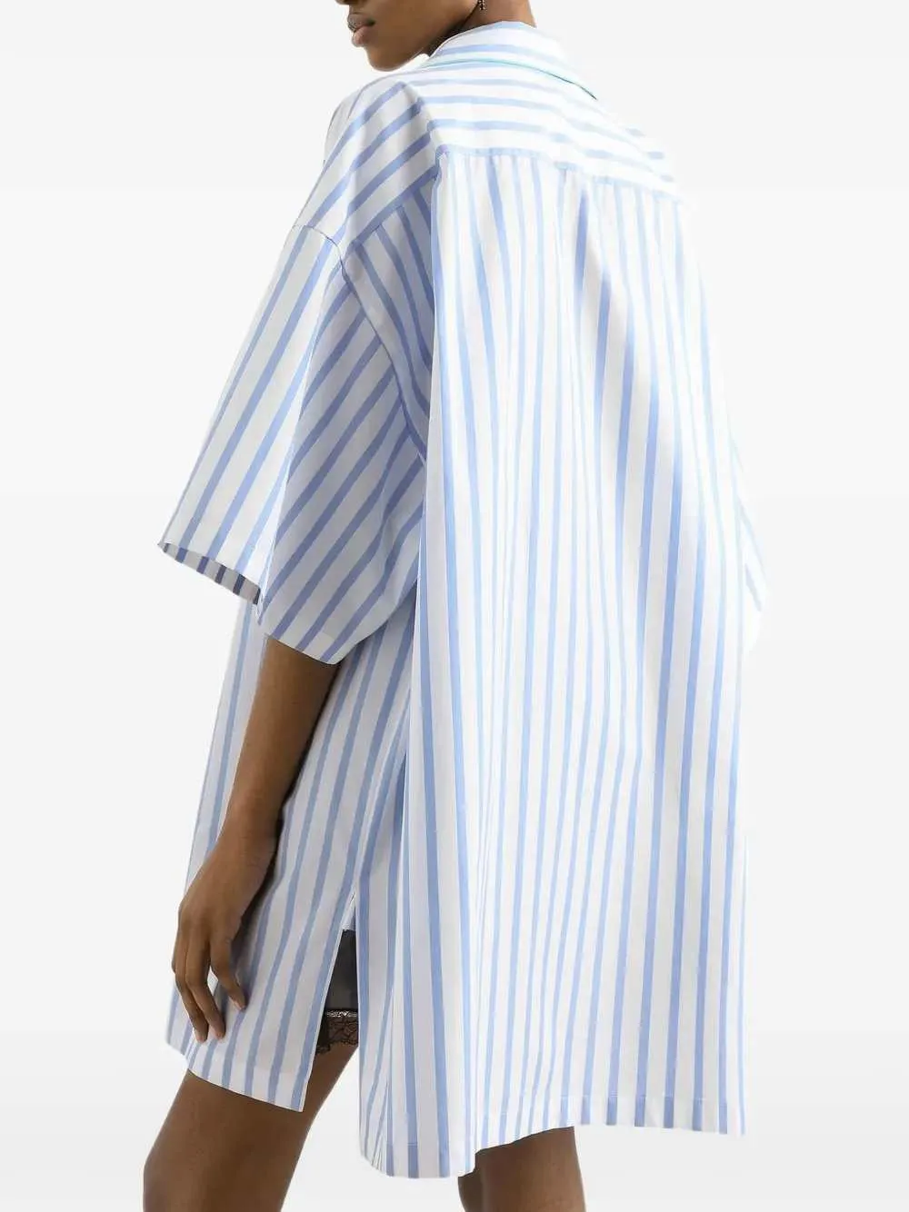 Striped Shirt With Chest Pocket sold by Wanan Luxury product image thumbnail 3