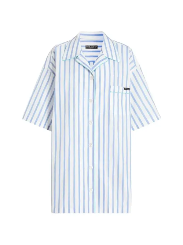 Striped Shirt With Chest Pocket made by Dolce & Gabanna