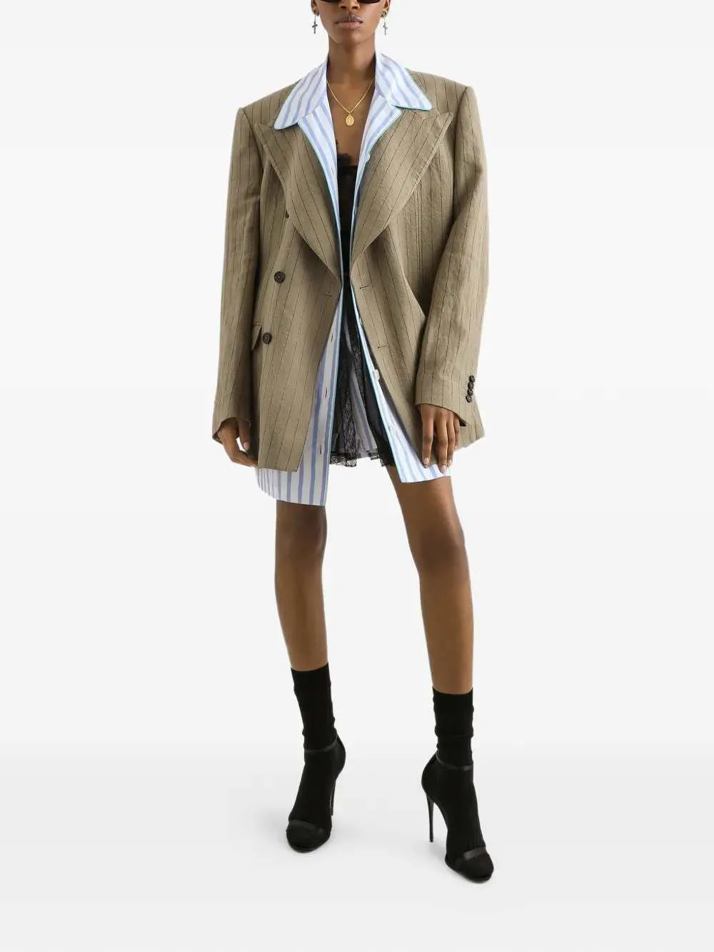 Striped Shirt With Chest Pocket sold by Wanan Luxury product image thumbnail 2