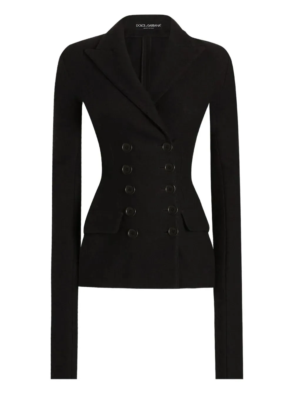 Double-Breasted Jacket In Wool Cloth sold by Wanan Luxury