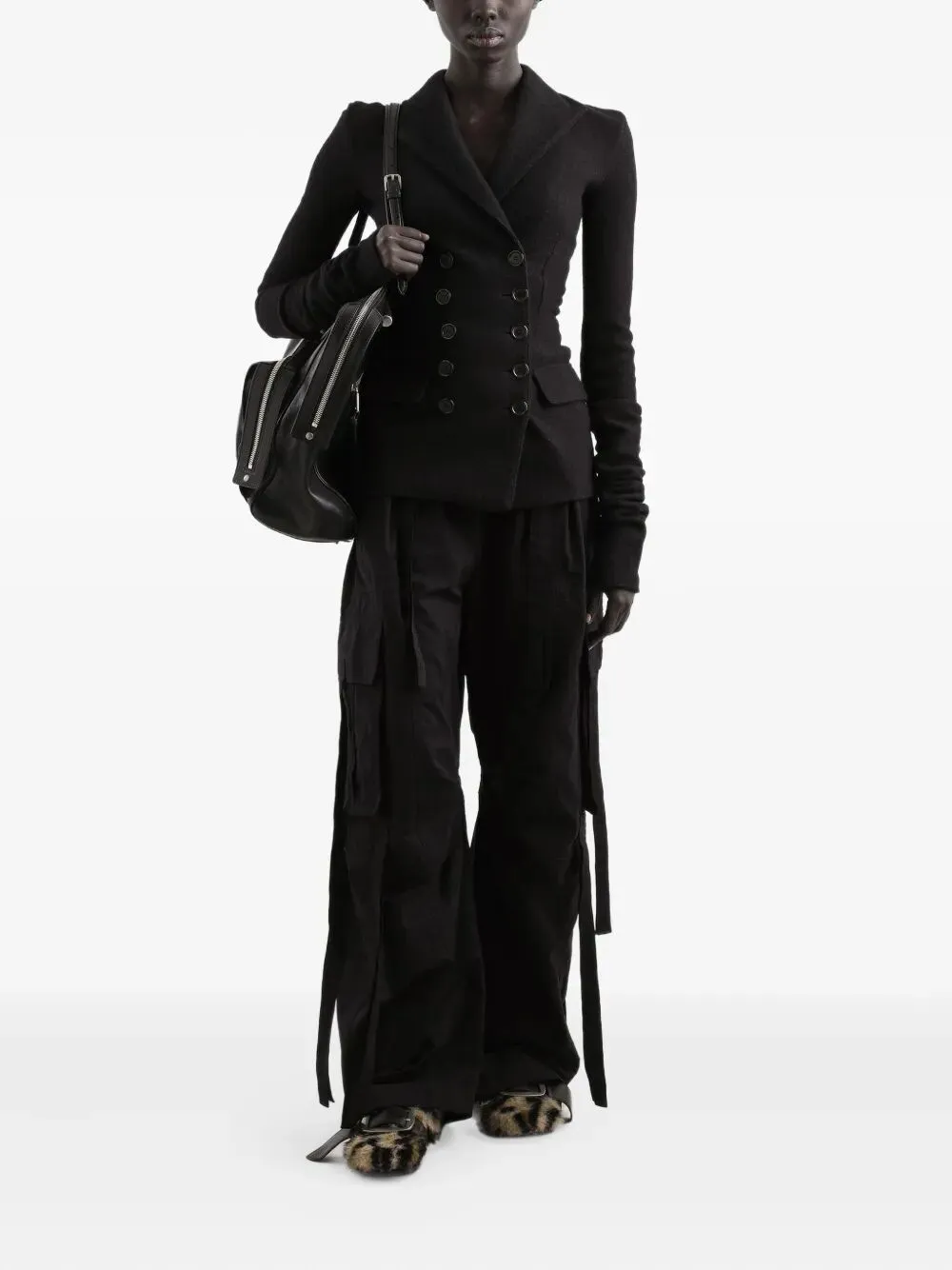 Double-Breasted Jacket In Wool Cloth sold by Wanan Luxury product image thumbnail 2