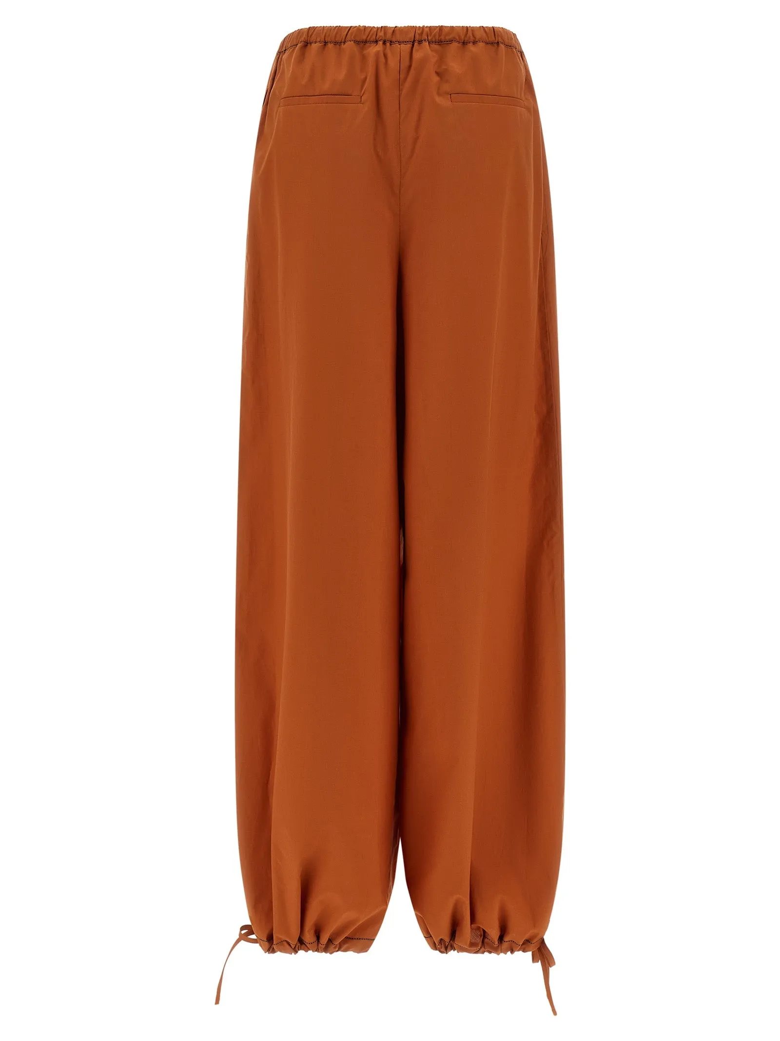 Diagonal Draping Pants Orange sold by Wanan Luxury product image thumbnail 2