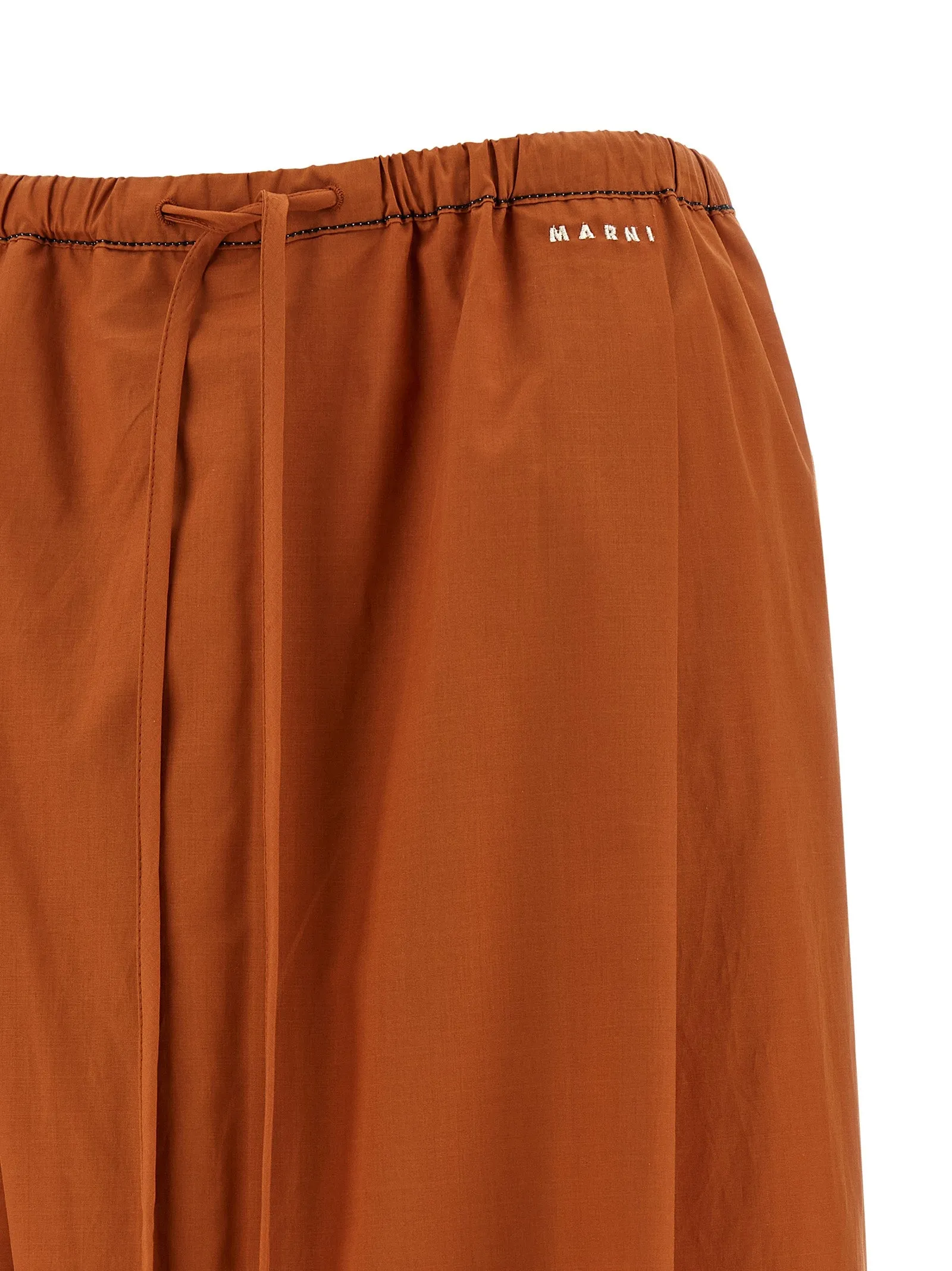 Diagonal Draping Pants Orange sold by Wanan Luxury product image thumbnail 3
